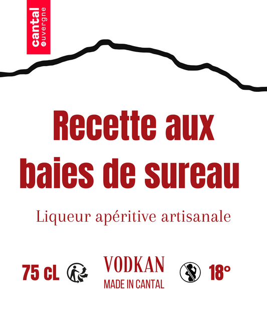 VODKAN® - Liqueur apéritive aux baies de Sureau - 18°